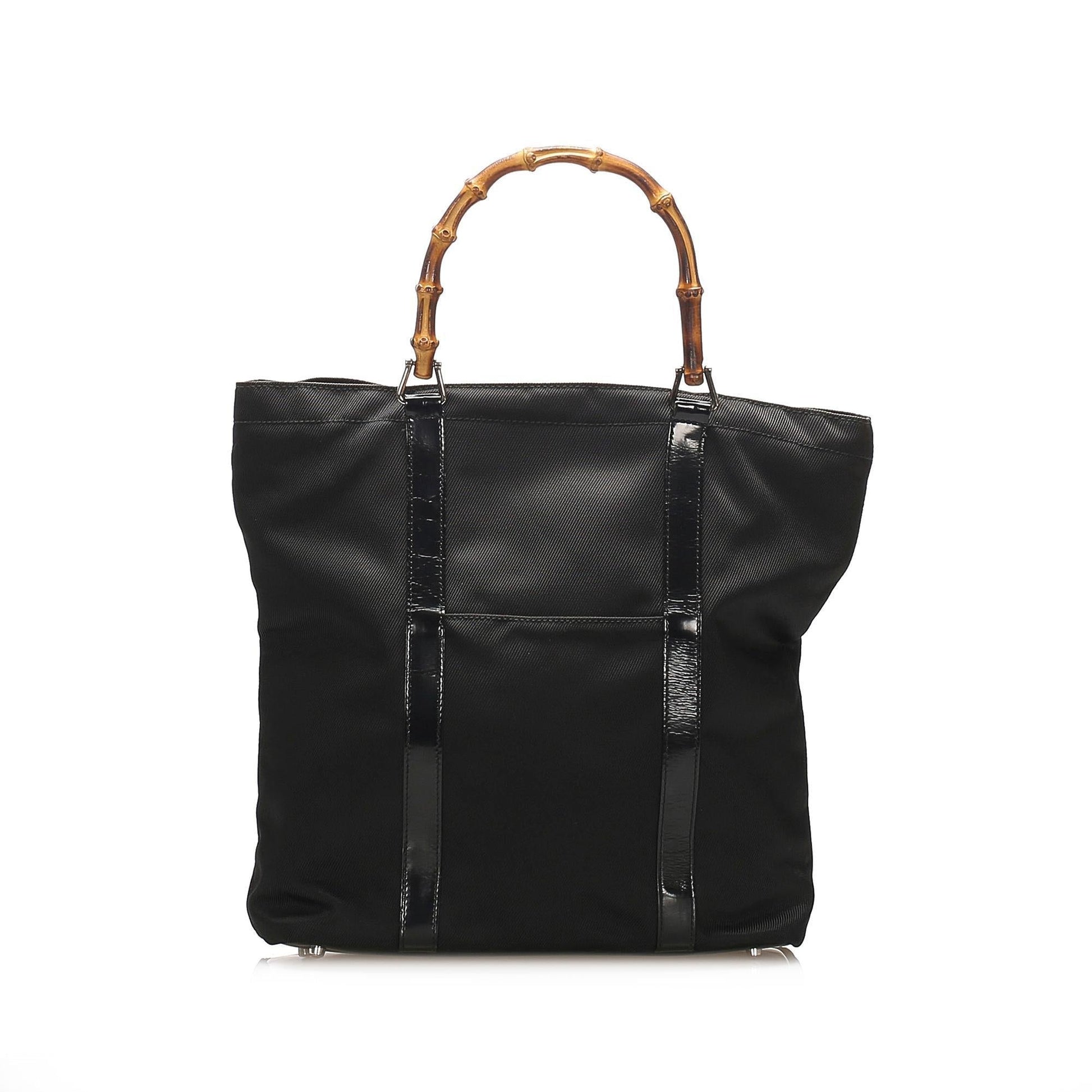 Gucci Bamboo Nylon Tote Style 1