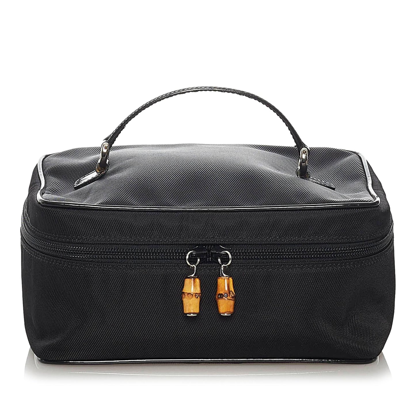 Gucci Bamboo Leather Nylon Handbag Style 2