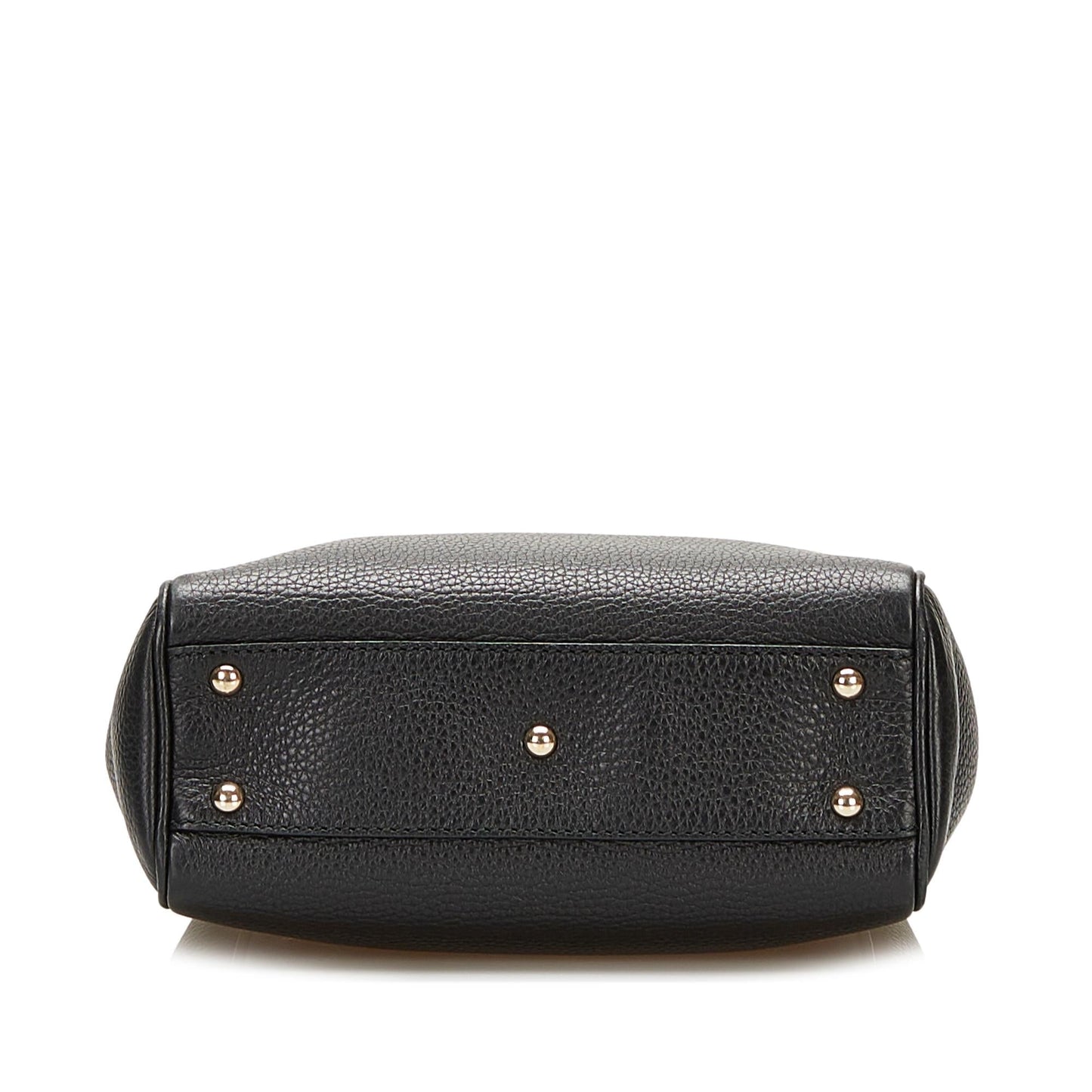 Gucci Bamboo Shopper Leather Handbag (SHG-35966)