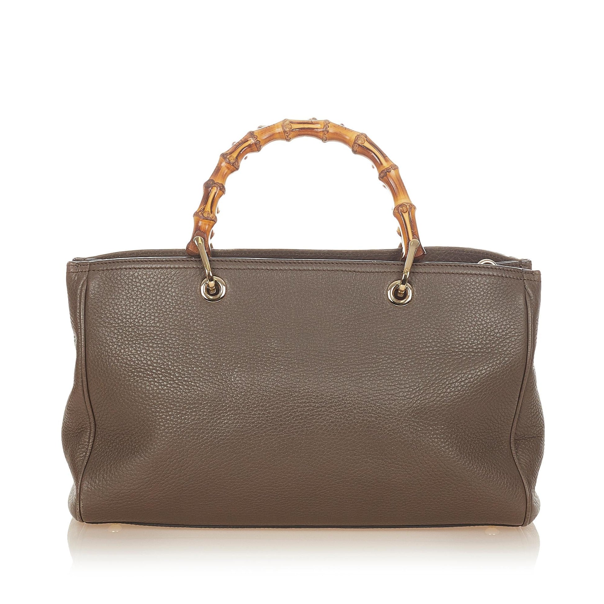 Gucci Bamboo Leather Tote Style 18