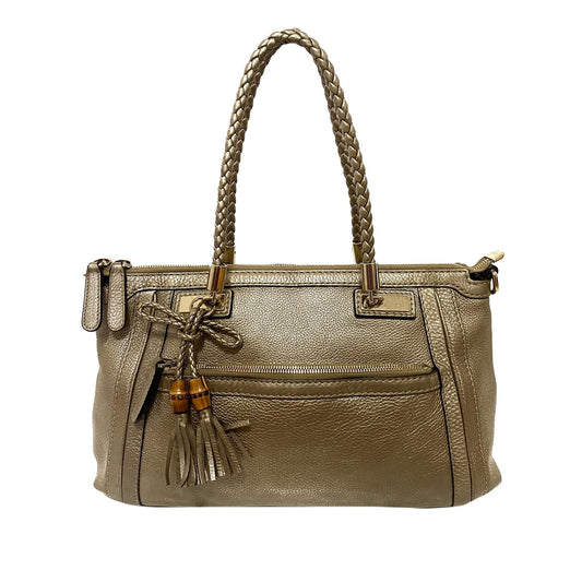 Gucci Bella Leather Satchel (SHG-35062)