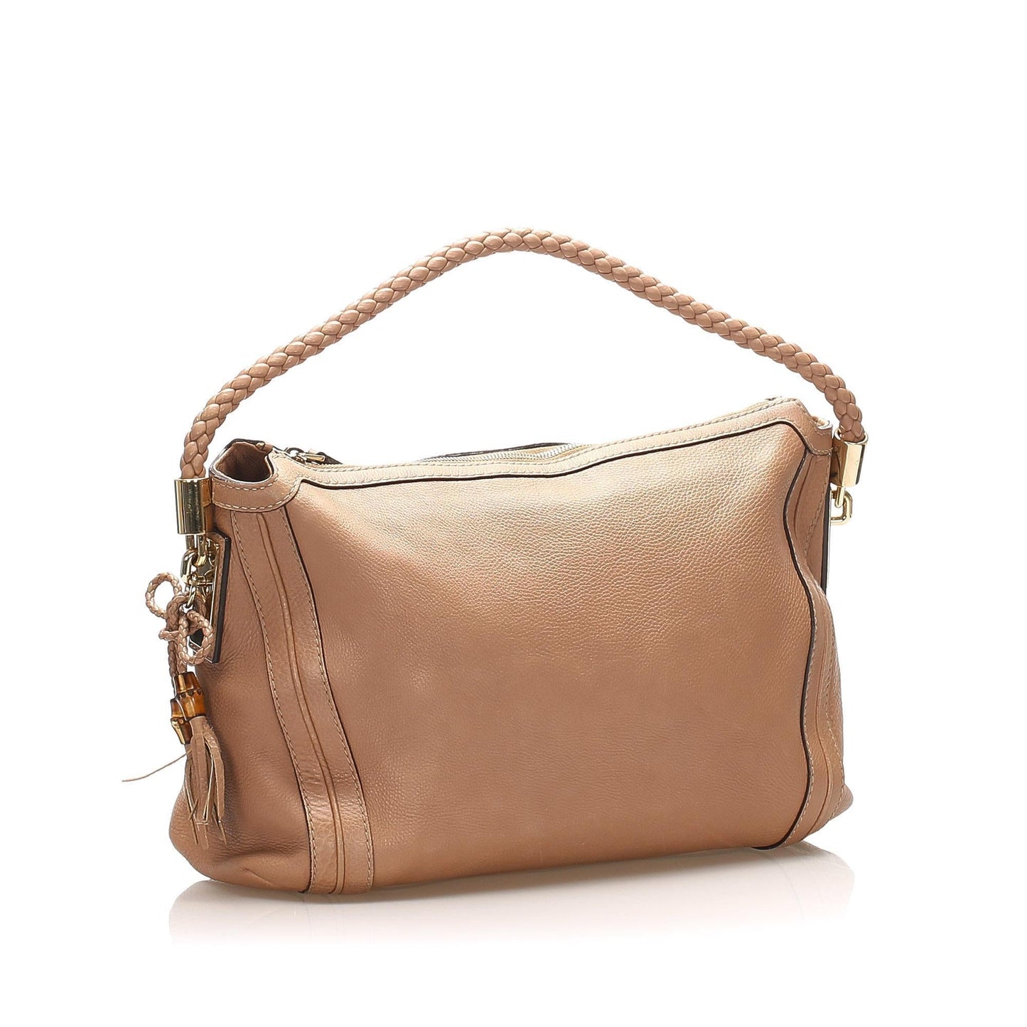 Gucci Leather Monogram Tote Style 16