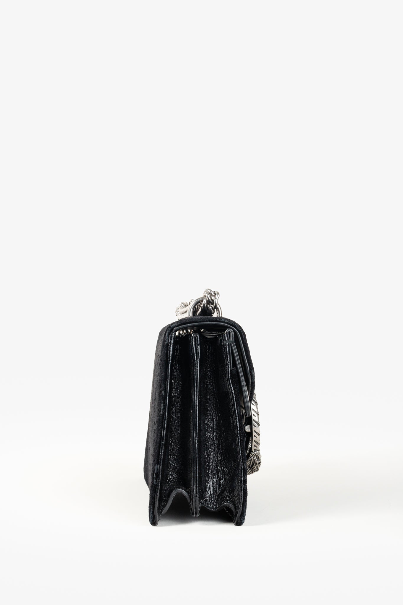 Gucci Monogram Chain Leather Shoulder Bag