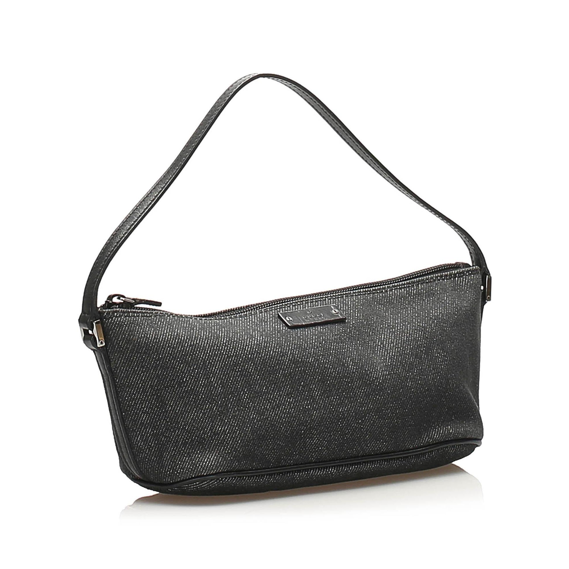 Gucci Boat Canvas Baguette (SHG-14104)