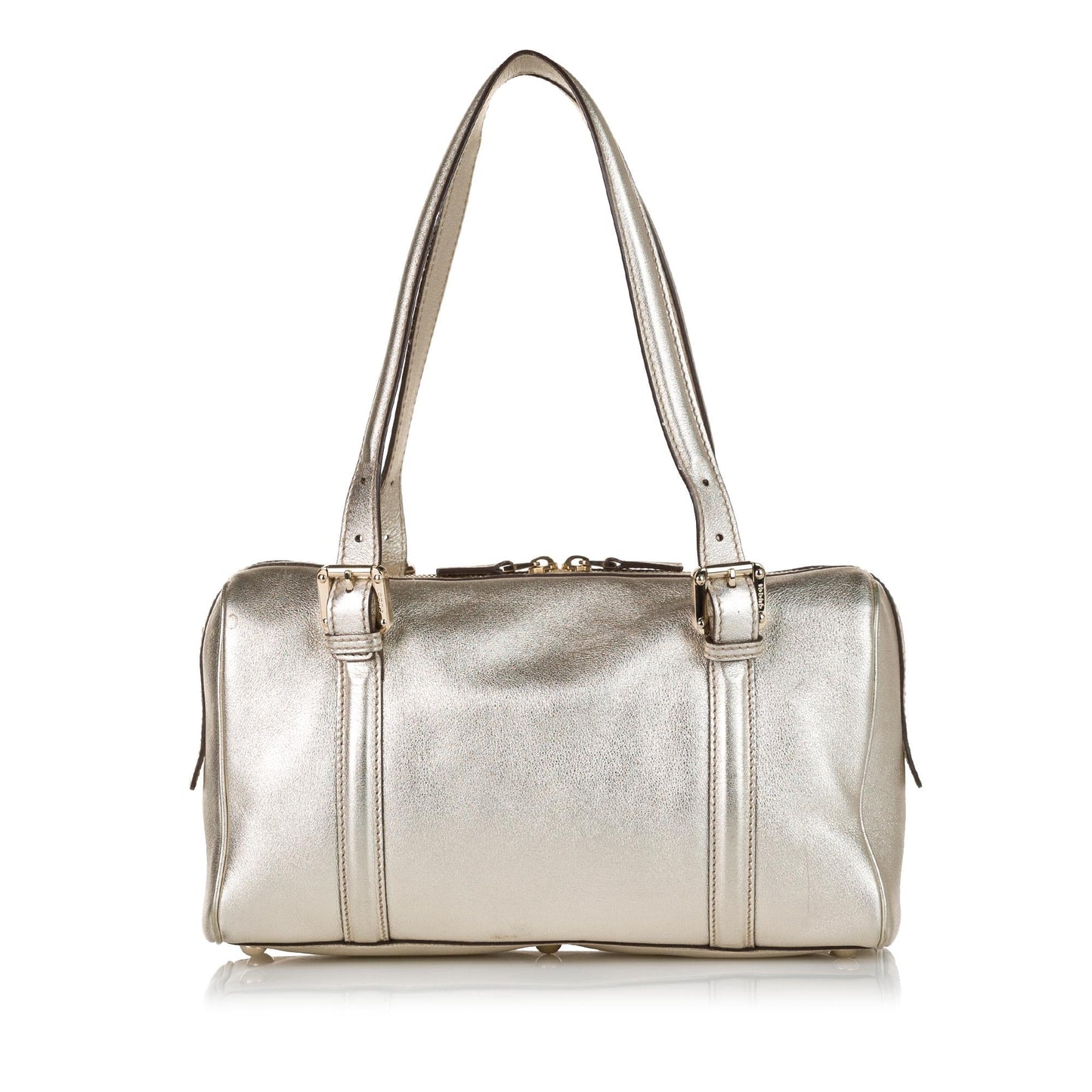 Gucci Britt Leather Boston Bag (SHG-34948)