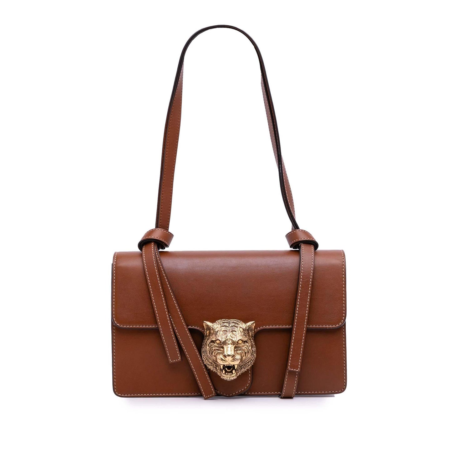 Gucci Calfskin Animalier Shoulder Bag
