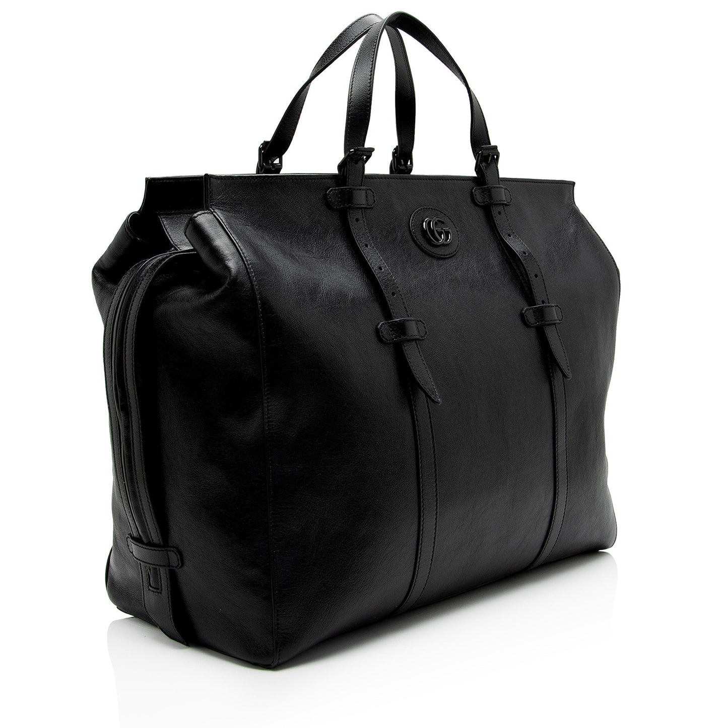 Gucci Calfskin GG Marmont Monochrome Large Tote (SHF-sBw4Ey)