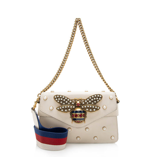 Gucci Nylon Leather Mini Shoulder Bag