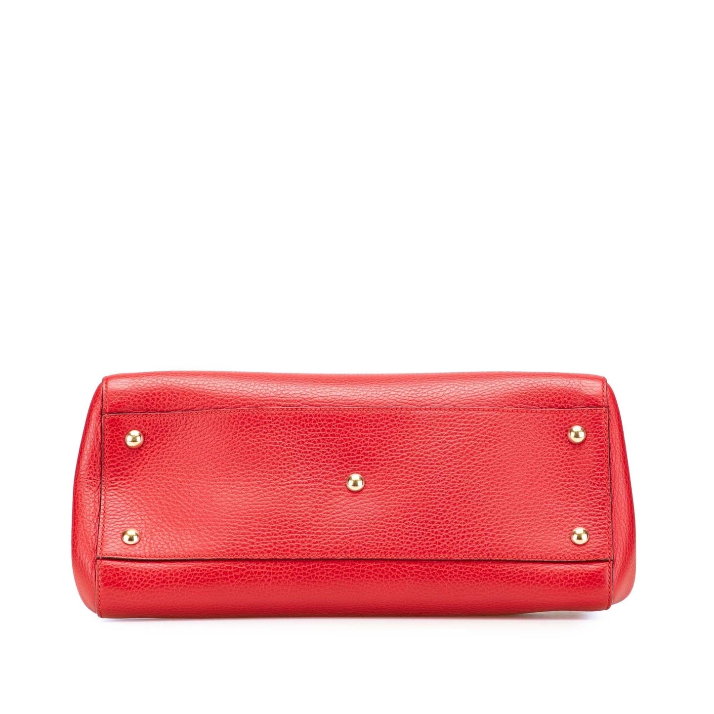 Gucci Calfskin Swing Top Handle Satchel