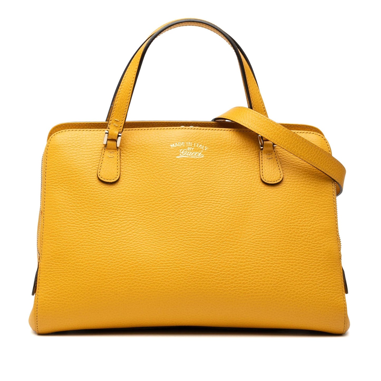 Gucci Calfskin Swing Top Handle Satchel