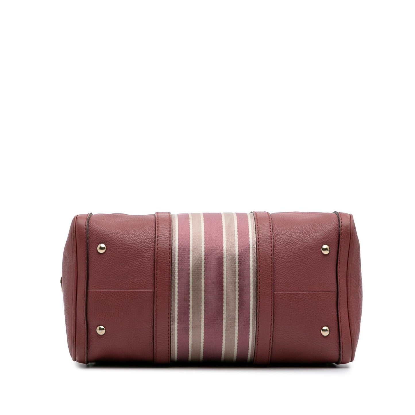 Gucci Calfskin Web Joy Boston Bag