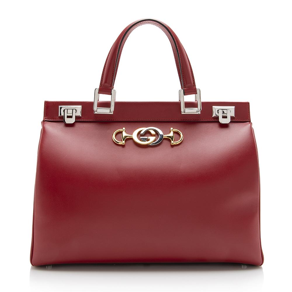 Gucci Calfskin Monogram Tote