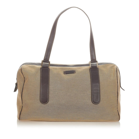 Gucci Canvas Boston Bag (SHG-31833)