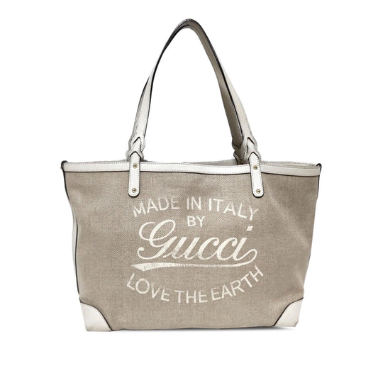 Gucci Canvas Craft Tote (SHG-aaV8c3)