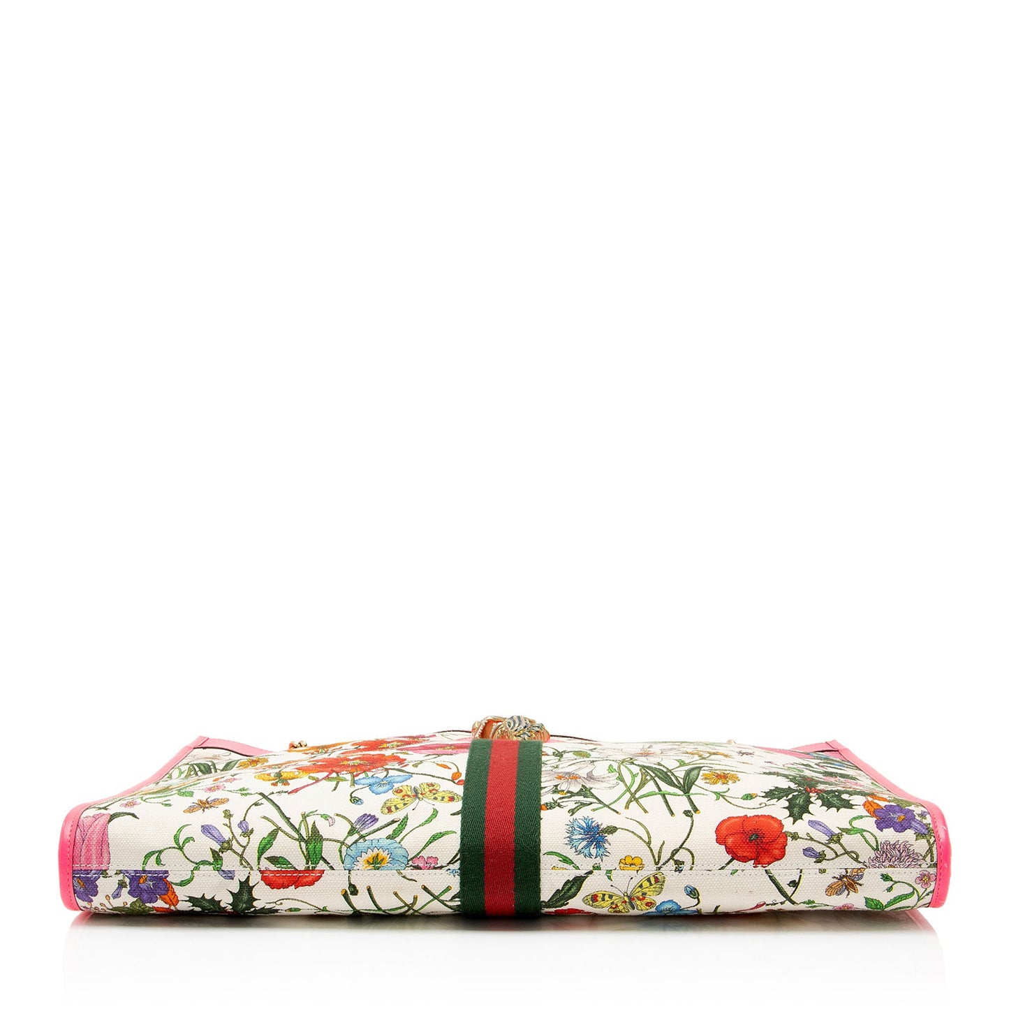 Gucci Canvas Flora Rajah Large Tote