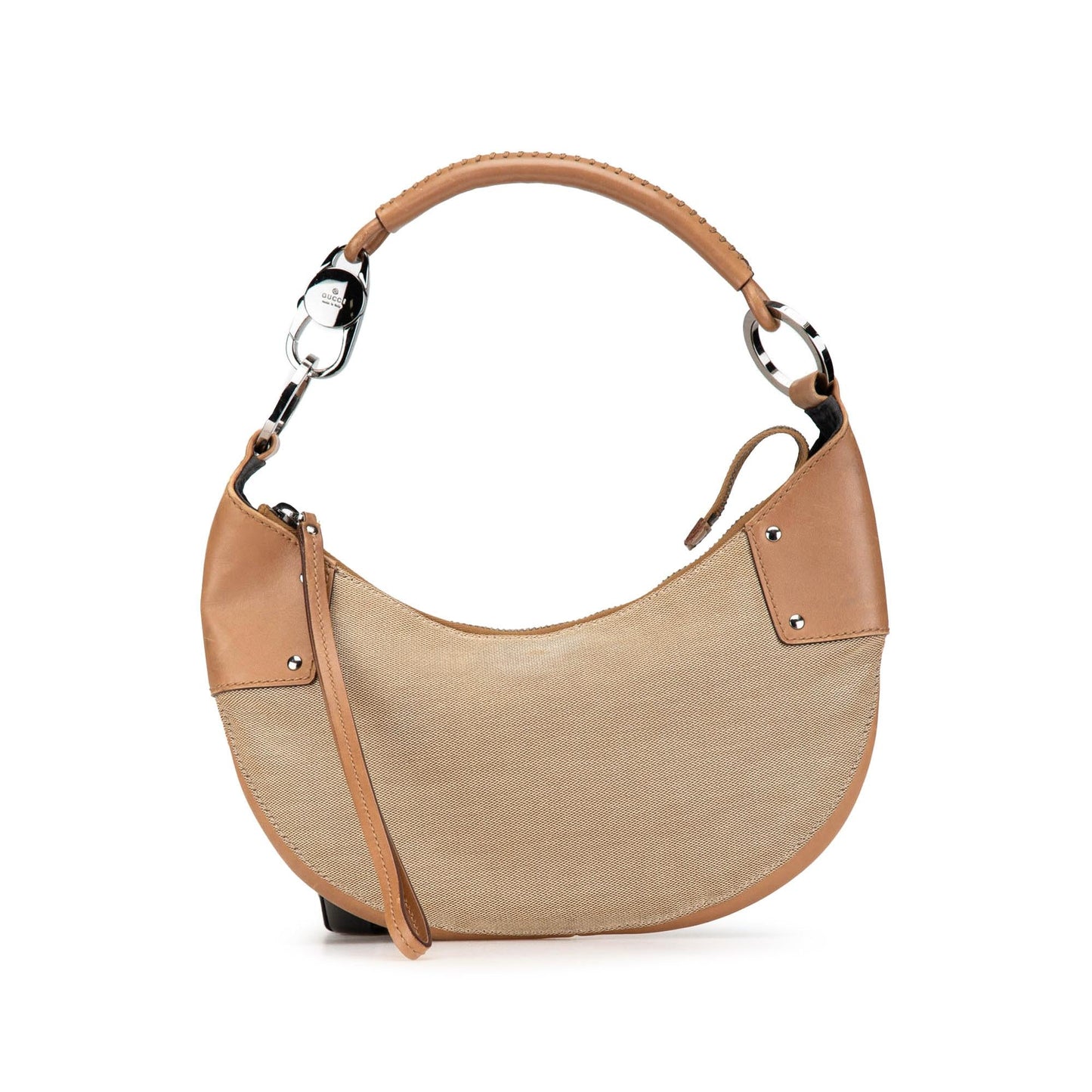Gucci Canvas Half Moon Hobo