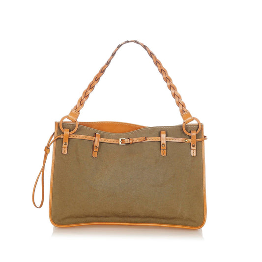 Gucci Canvas Handbag (SHG-31975)