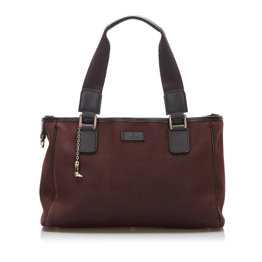 Gucci Canvas Handbag (SHG-pLr7aa)