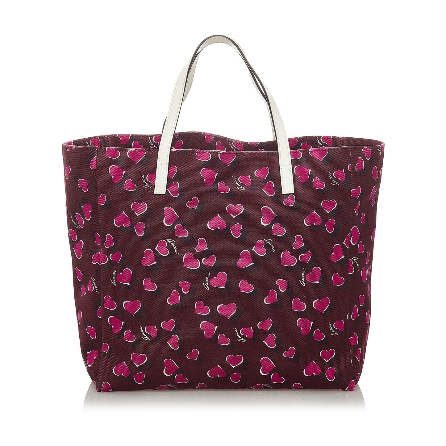 Gucci Canvas Heartbeat Tote Bag (SHG-28908)