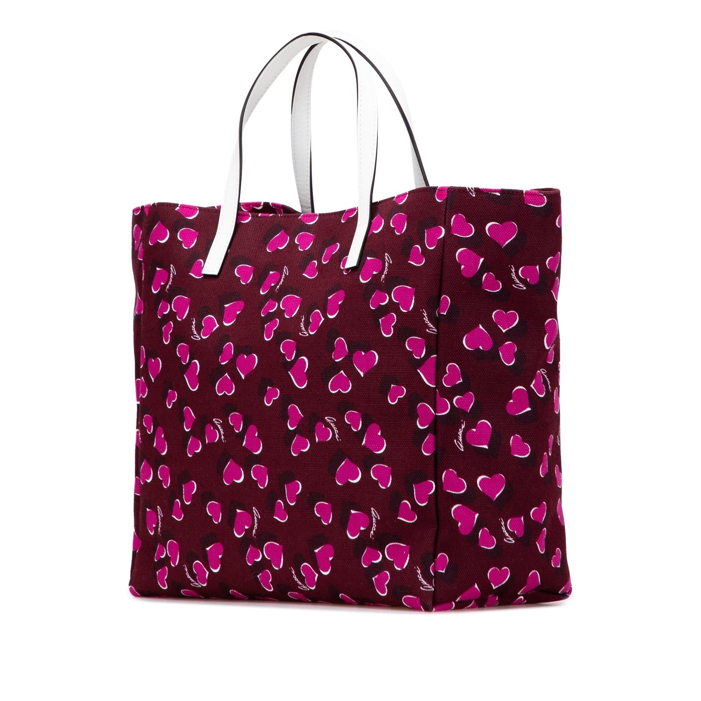 Gucci Canvas Heartbeat Tote