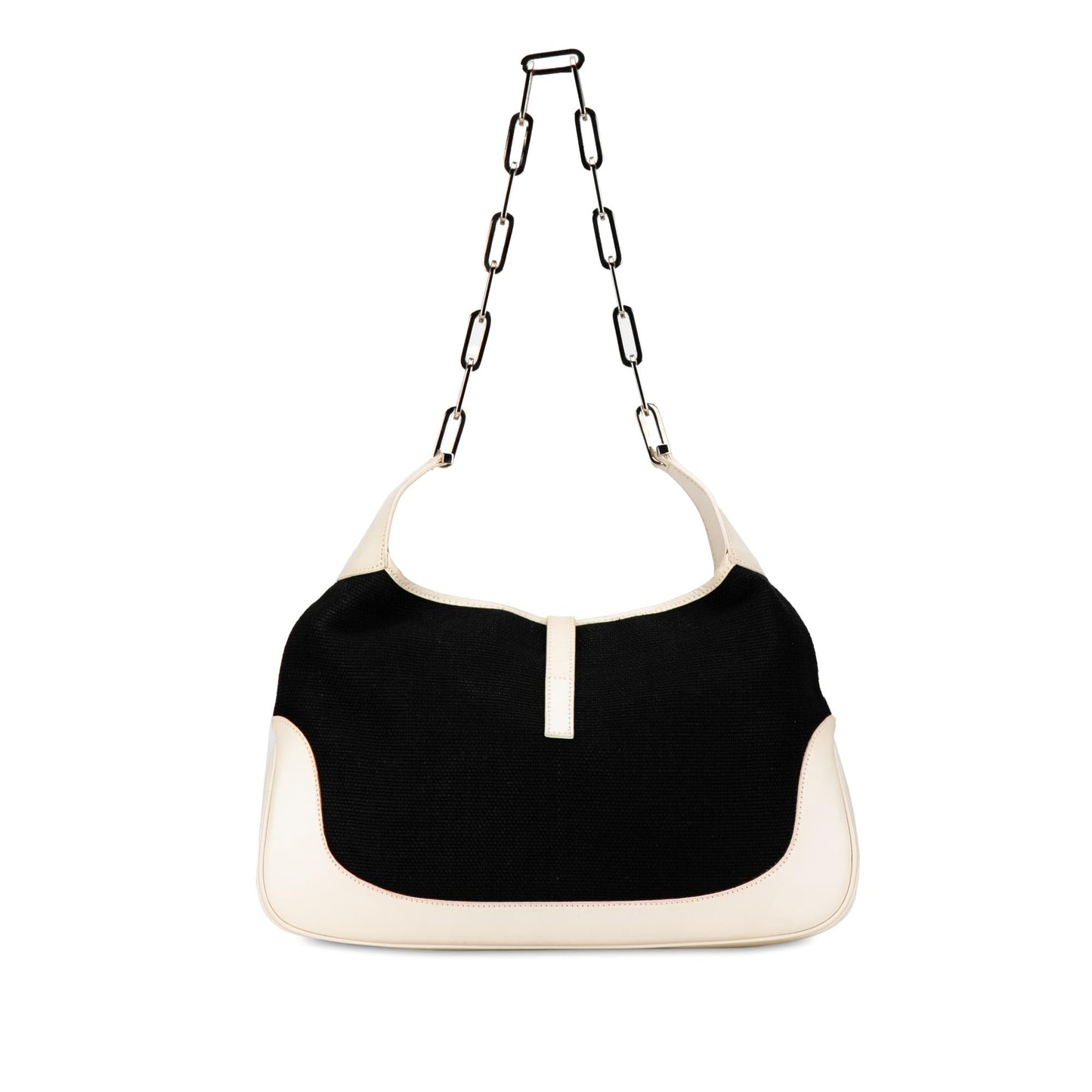 Gucci Canvas Jackie Chain Shoulder Bag (SHG-MLndgI)