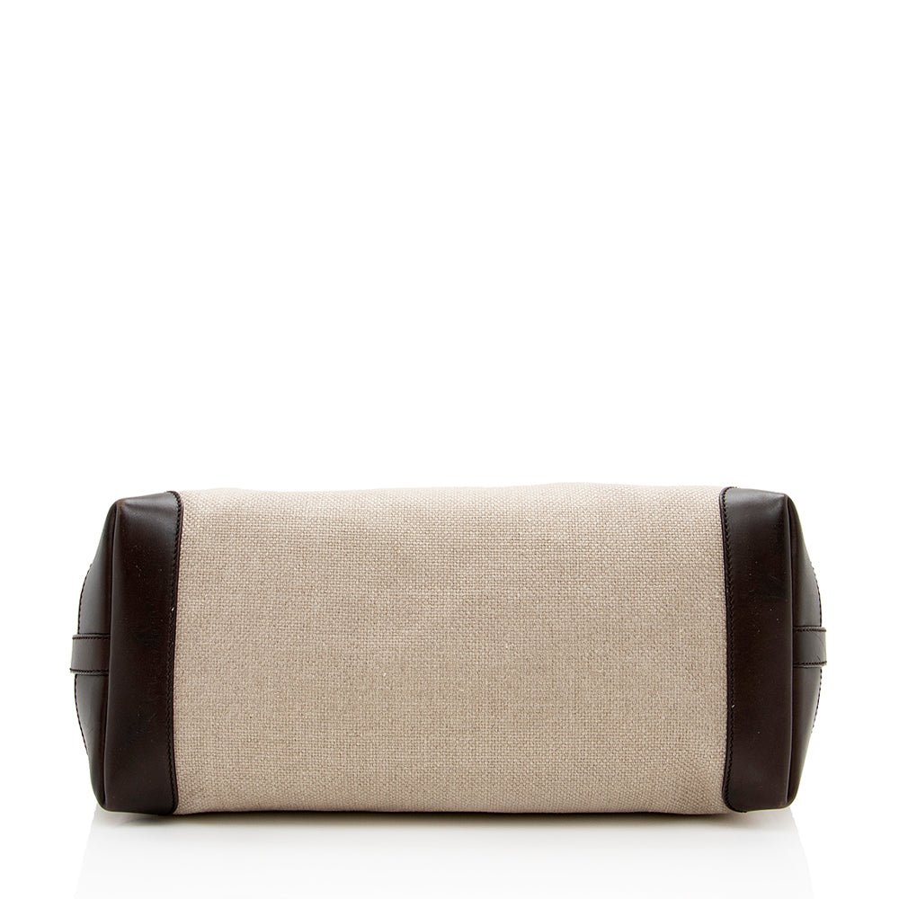 Gucci Leather Canvas Tote Style 59