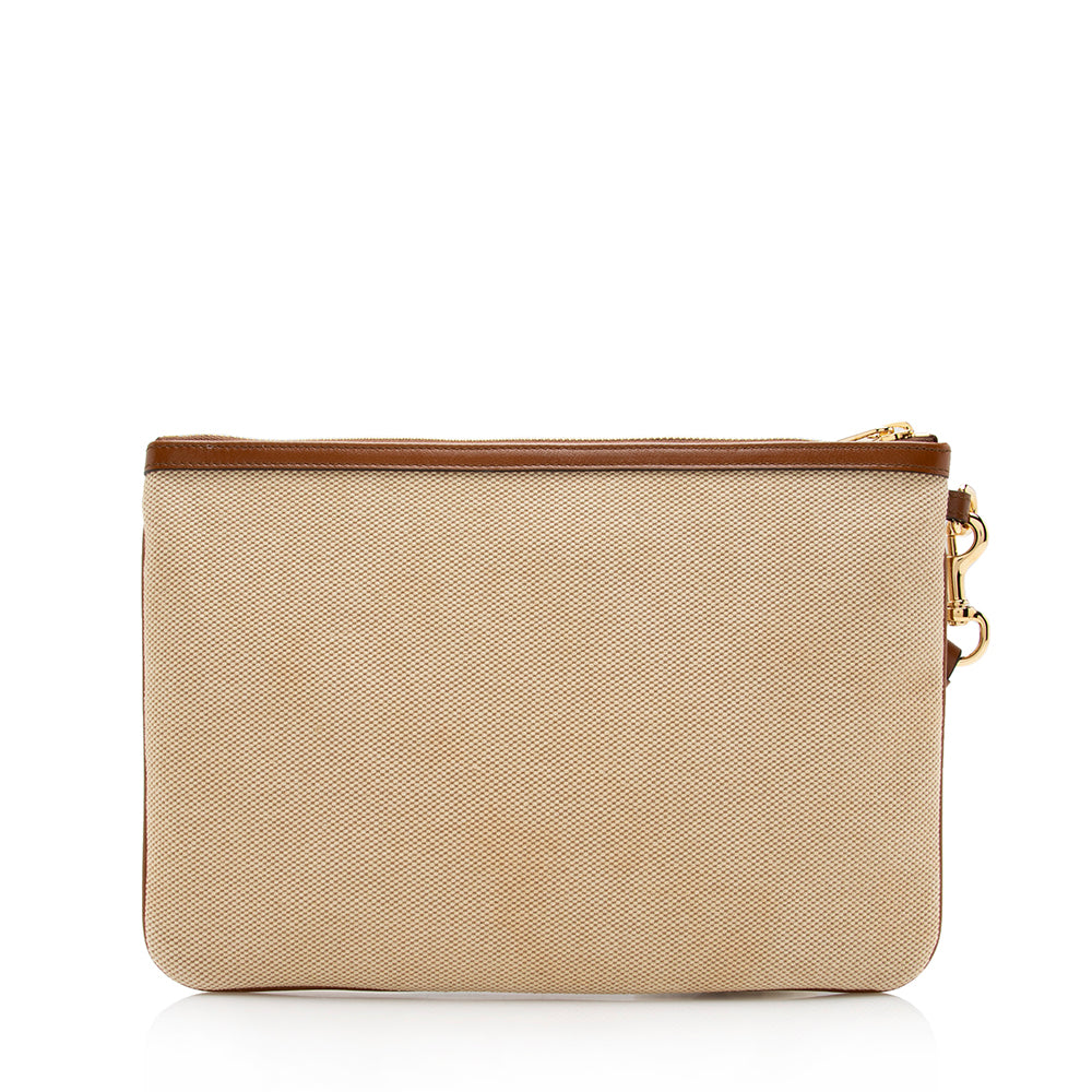 Gucci Canvas Web Wristlet (SHF-16199)