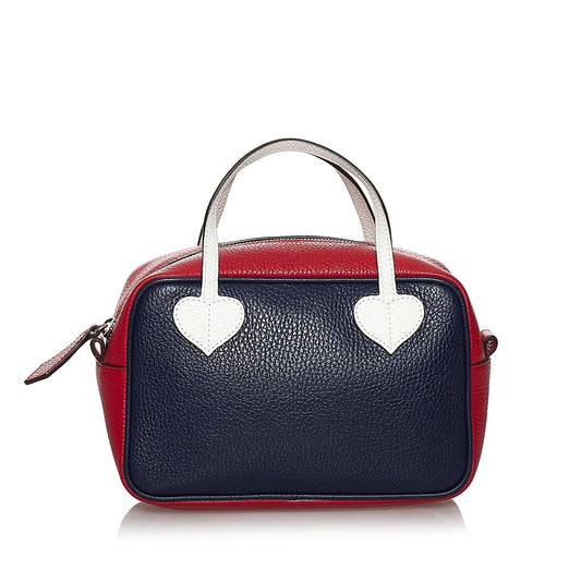 Gucci Childrens Tricolor Leather Handbag (SHG-29711)