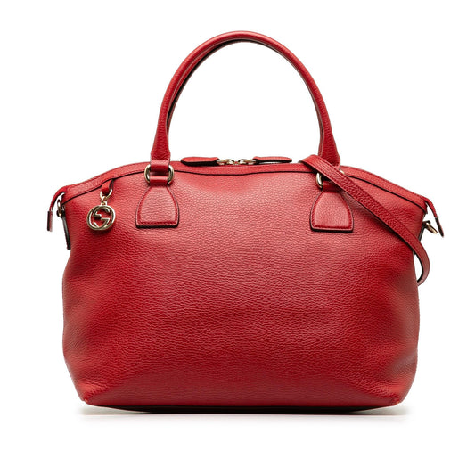 Gucci Convertible GG Charm Dome Satchel (SHG-3hxvPt)
