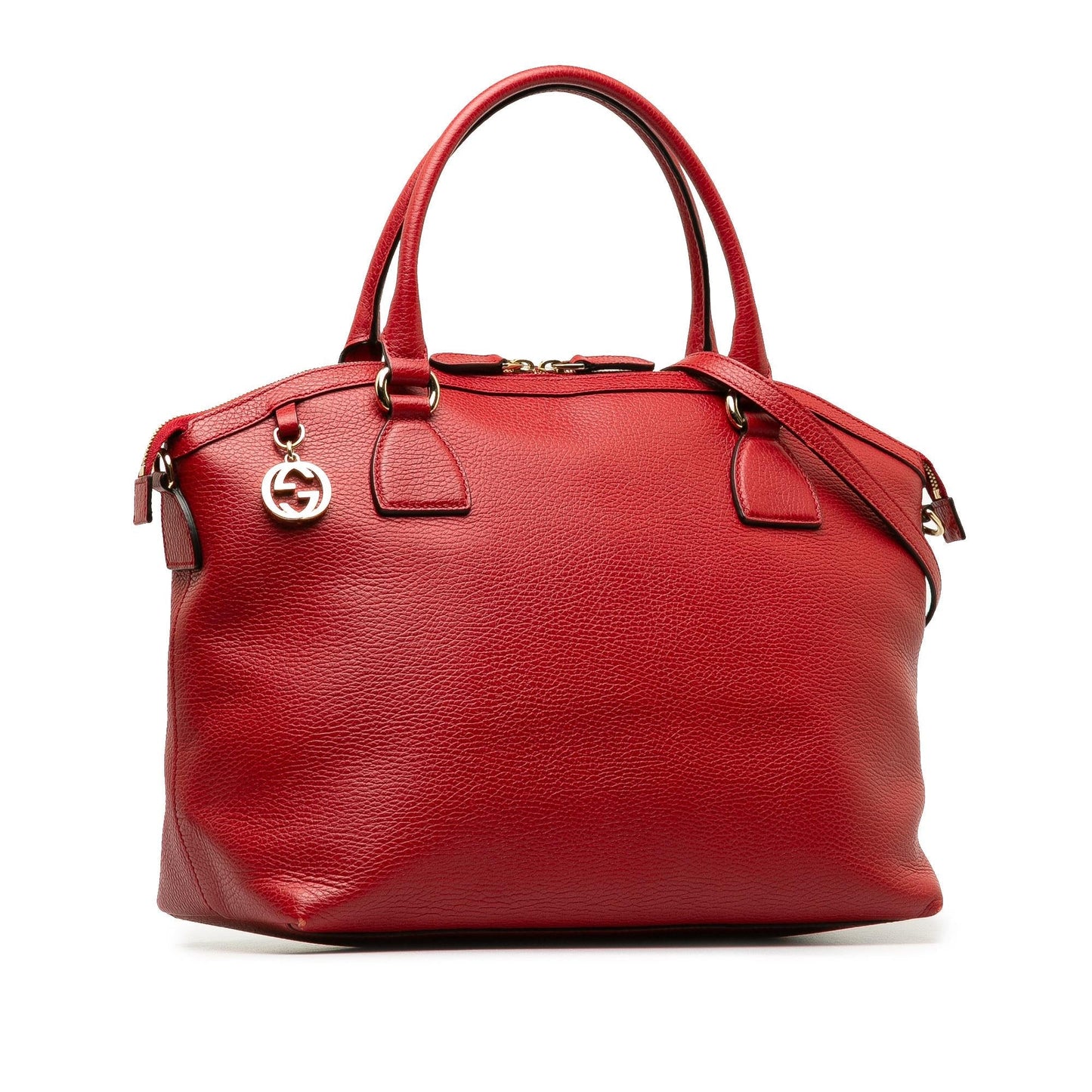 Gucci Convertible GG Charm Dome Satchel (SHG-3hxvPt)