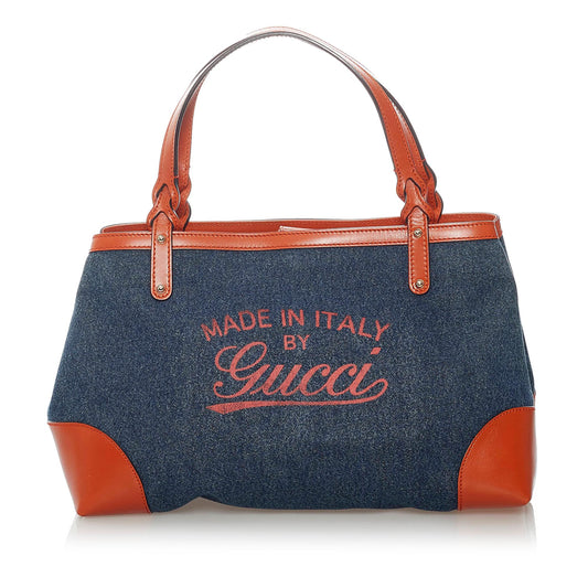 Gucci Craft Denim Handbag (SHG-30949)