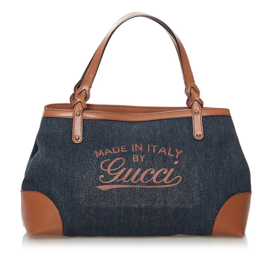 Gucci Craft Denim Tote Bag (SHG-31576)