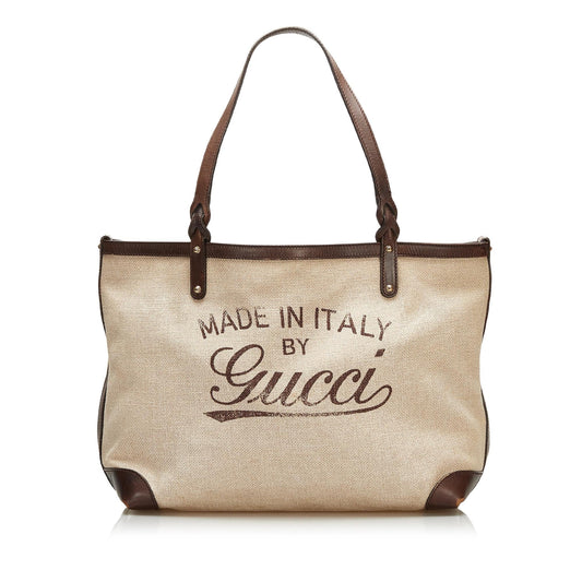 Gucci Craft Logo Tote Bag (SHG-35726)