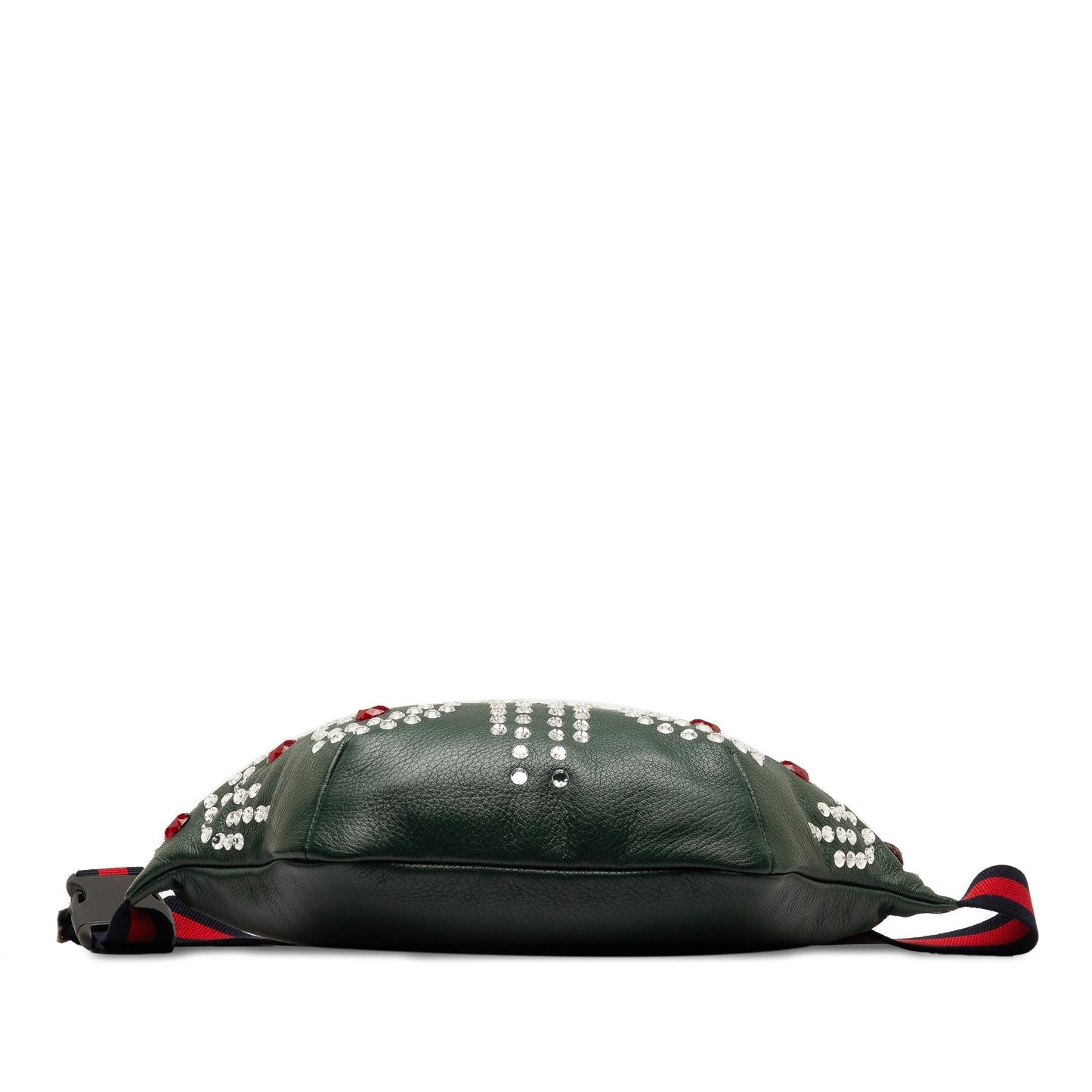 Gucci Crystal Embellished Web Belt Bag (SHG-)