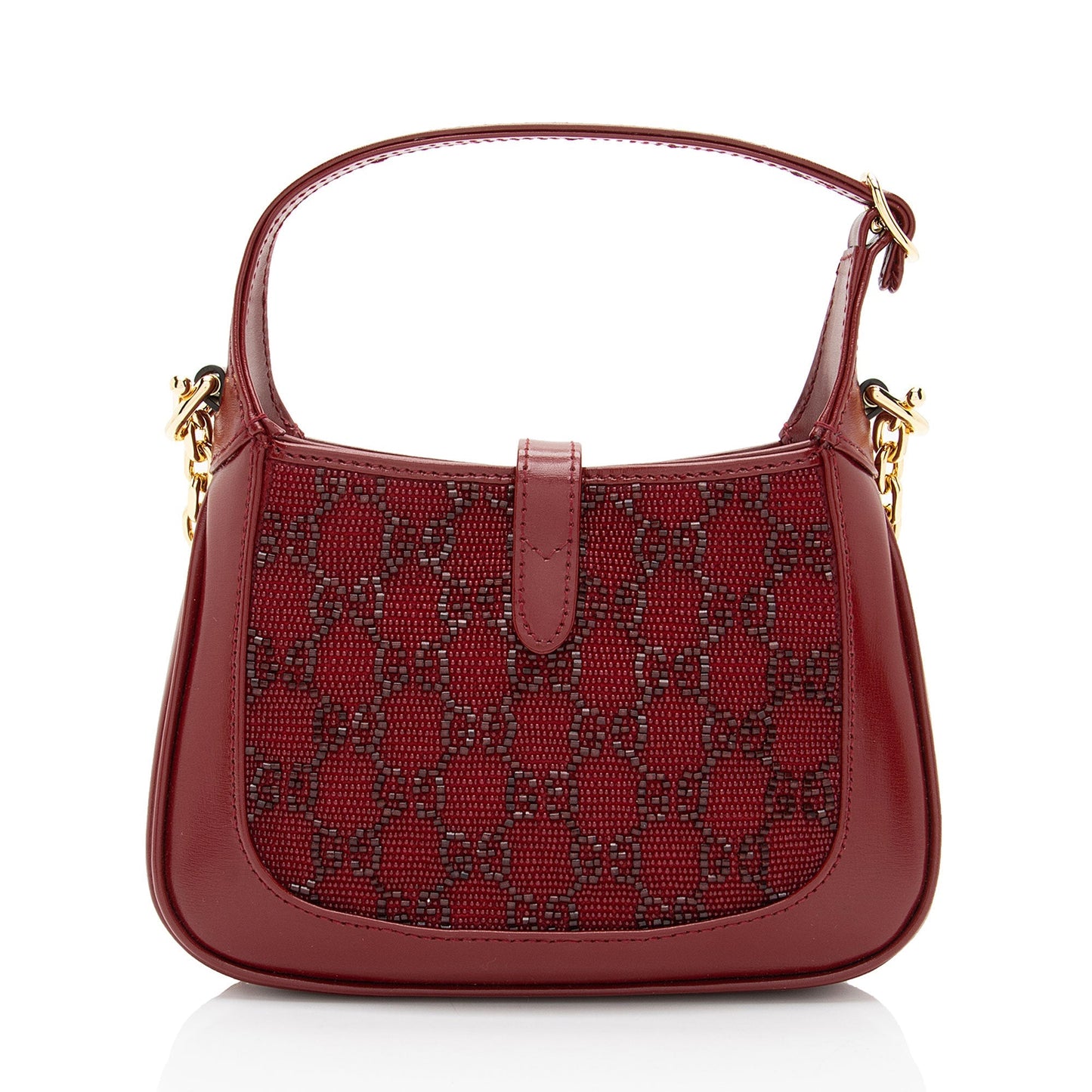 Gucci Crystal GG Jackie 1961 Mini Hobo (SHF-qrannc)
