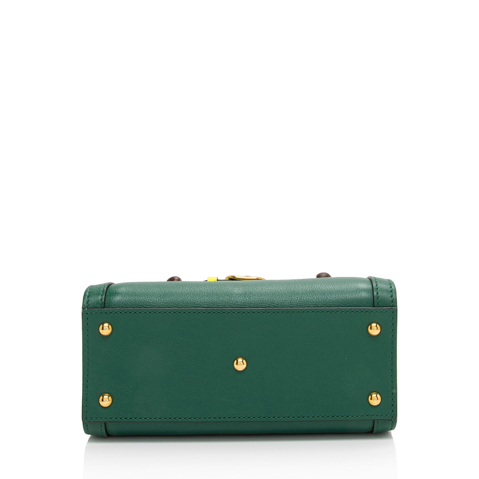 Gucci Cuir Leather Bamboo Diana Mini Tote