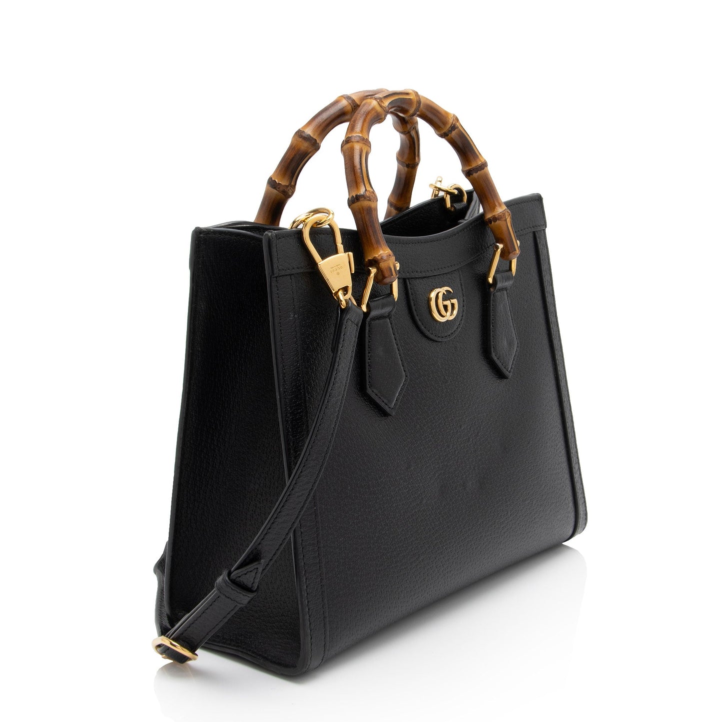 Gucci Cuir Leather Diana Small Tote