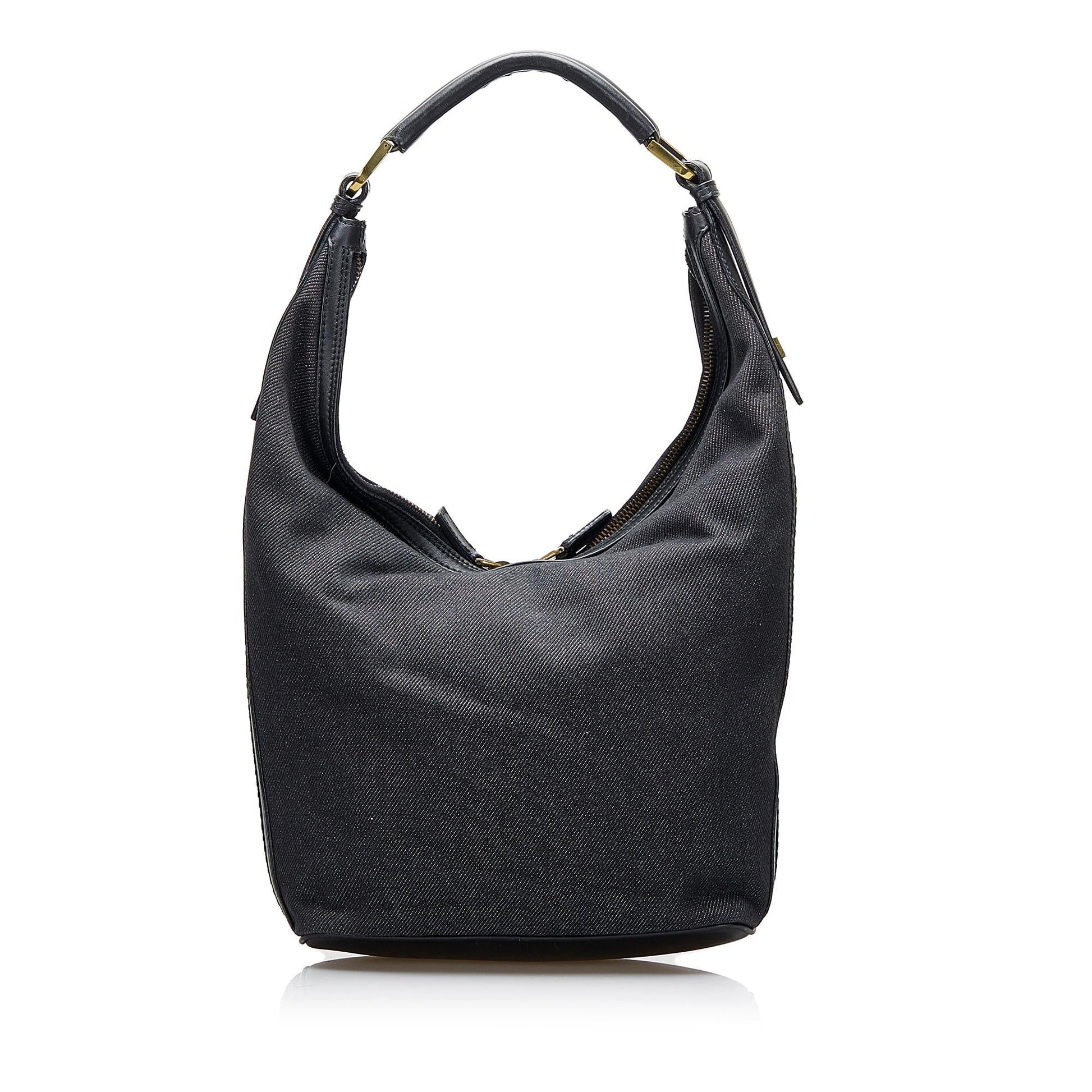 Gucci Denim Web Hobo (SHG-wuzFkd)
