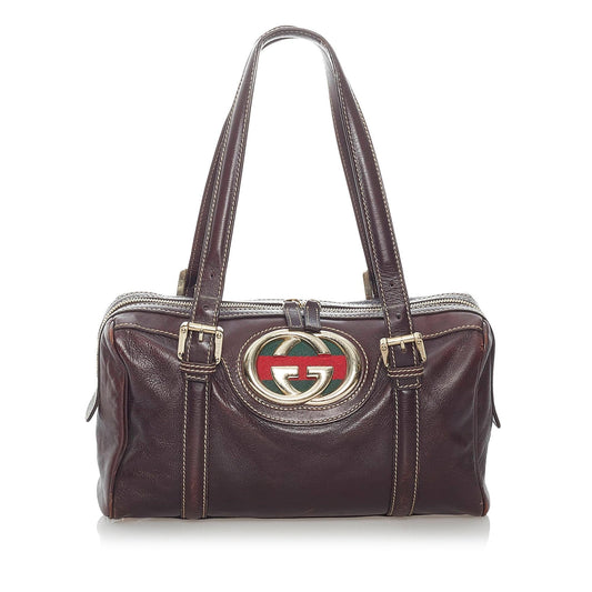 Gucci Dialux Britt Boston Bag (SHG-31068)