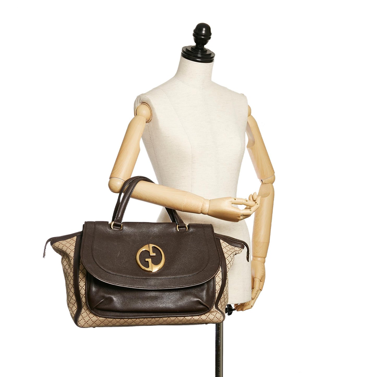 Gucci Diamante 1973 Canvas Tote Bag (SHG-29458)