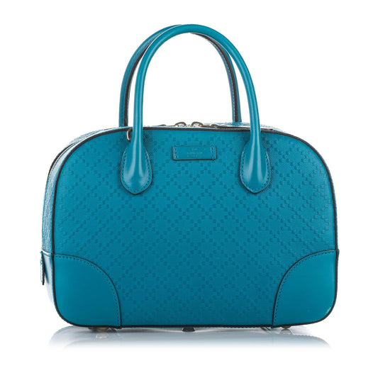 Gucci Diamante Bright Leather Satchel (SHG-32363)