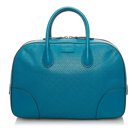 Gucci Diamante Bright Leather Satchel (SHG-34238)