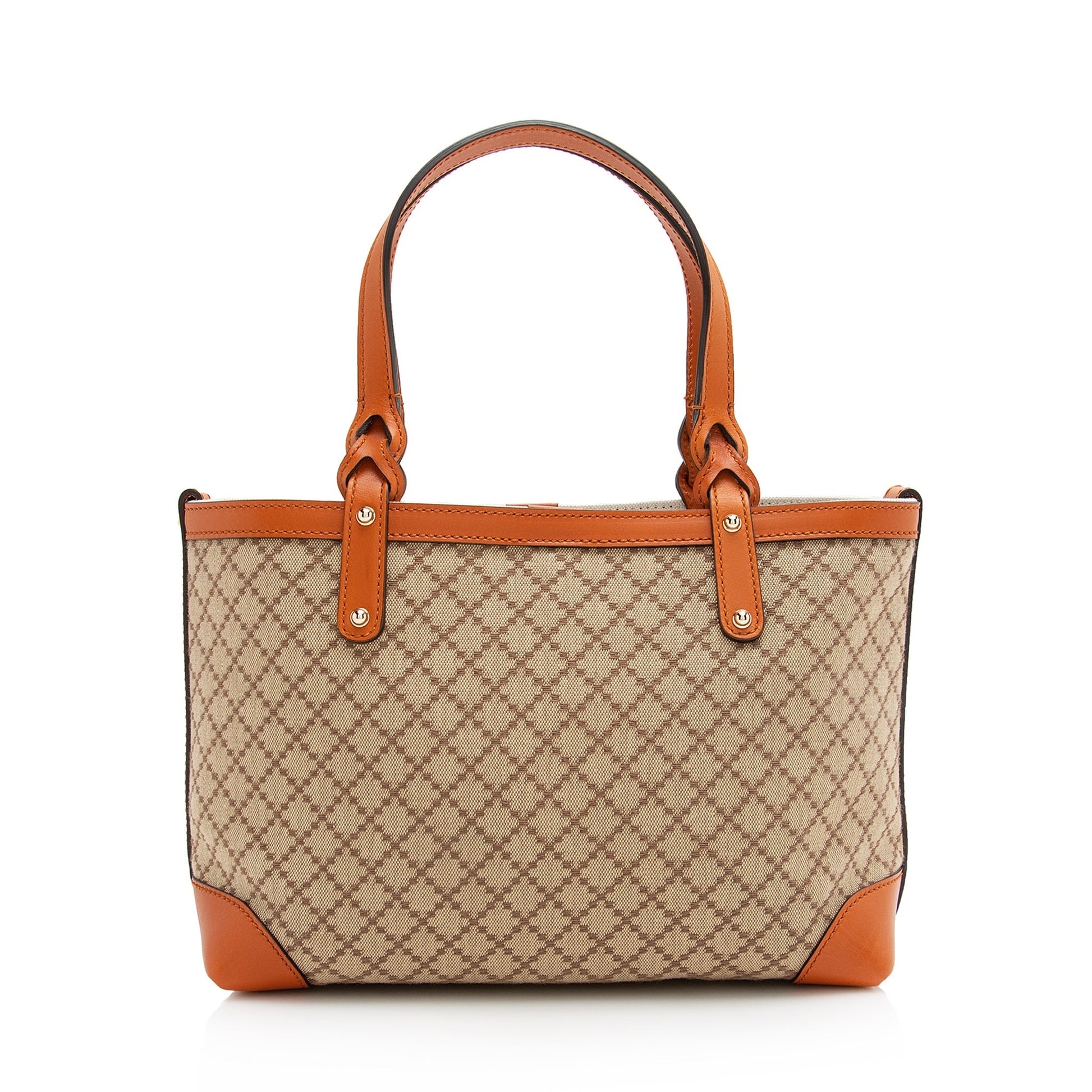 Gucci Diamante Canvas Craft Small Tote (SHF-22433)