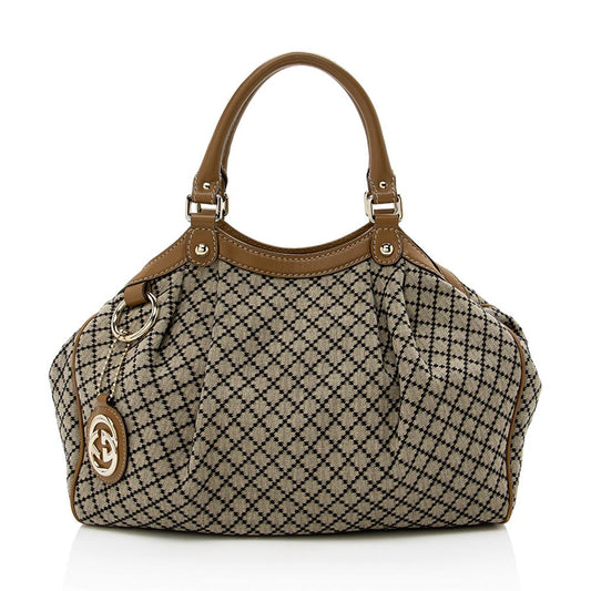 Gucci Sukey Canvas Monogram Tote Style 11
