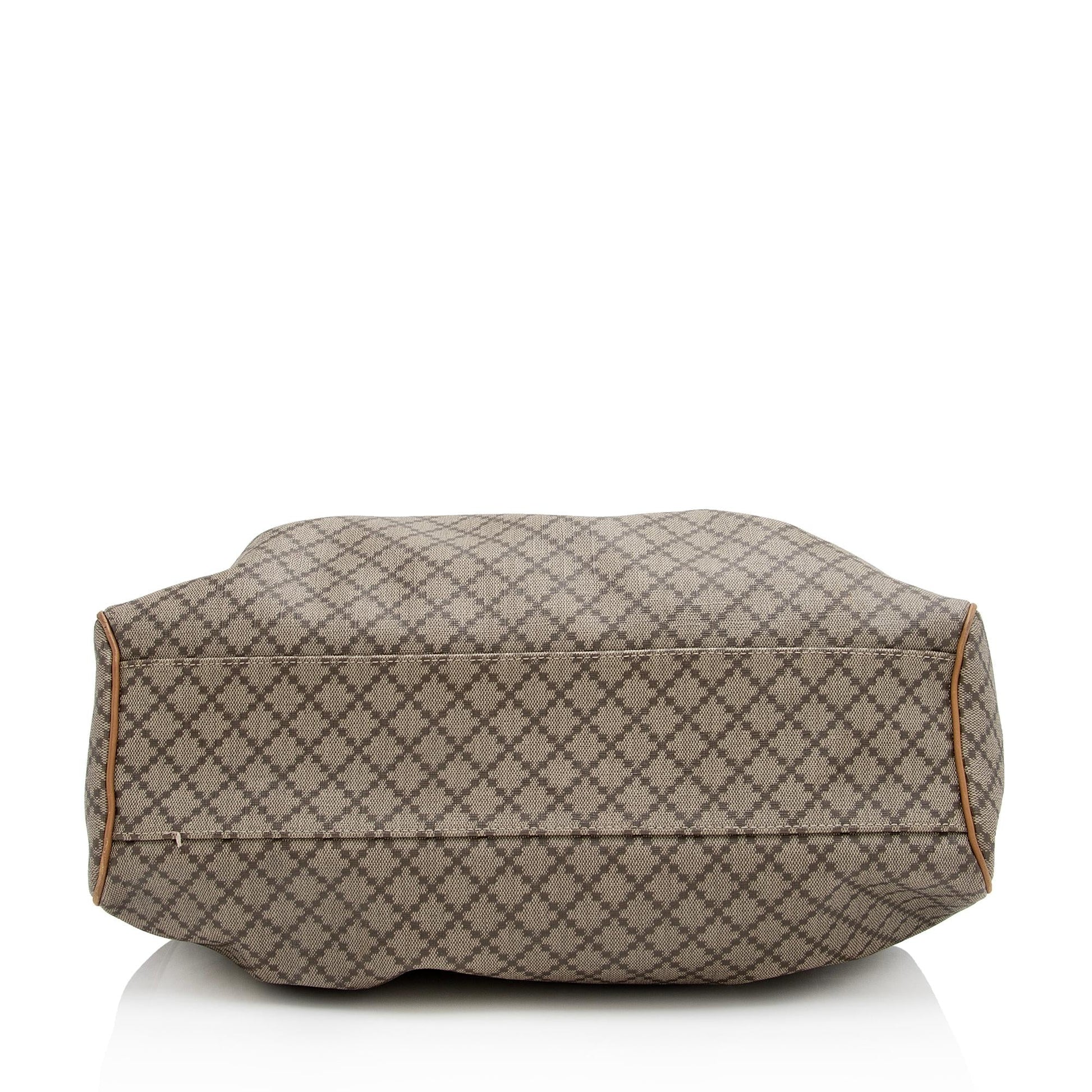 Gucci Diamante Canvas Sukey Medium Tote - FINAL SALE (SHF-22989)