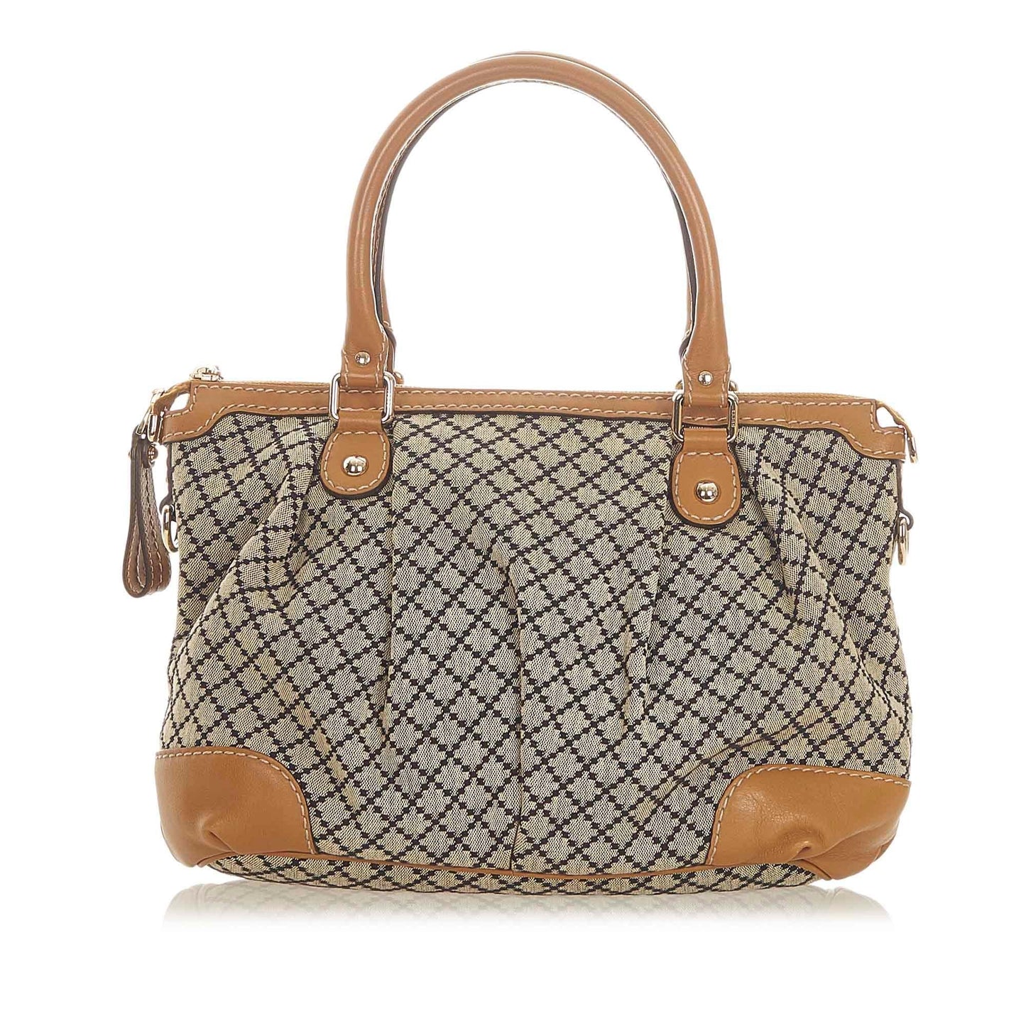 Gucci Diamante Sukey Canvas Satchel (SHG-iZTtvz)
