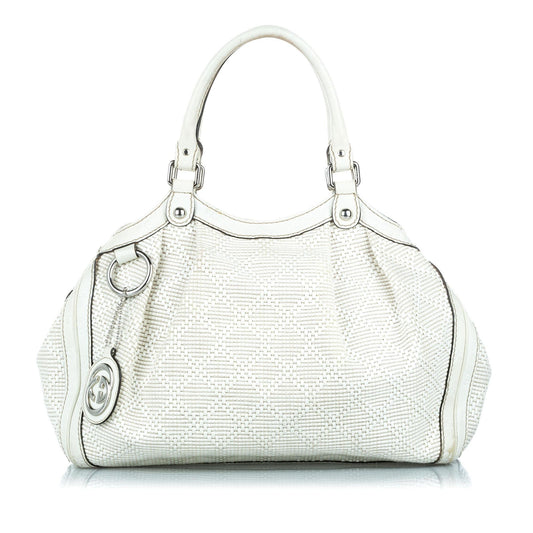 Gucci Diamante Sukey Canvas Shoulder Bag (SHG-32181)