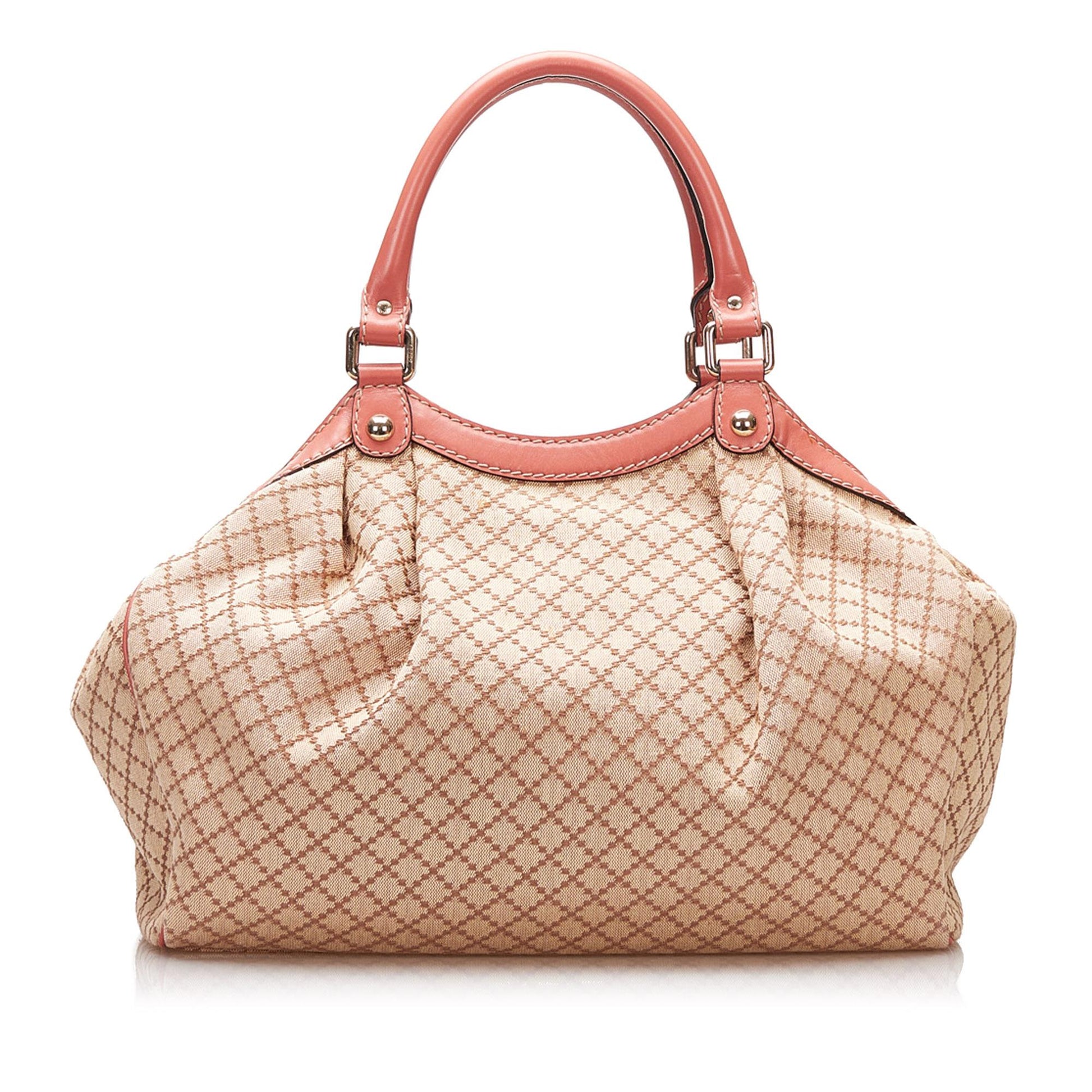 Gucci Diamante Sukey Canvas Tote Bag (SHG-35532)