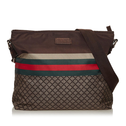 Gucci Web Canvas Crossbody Style 1