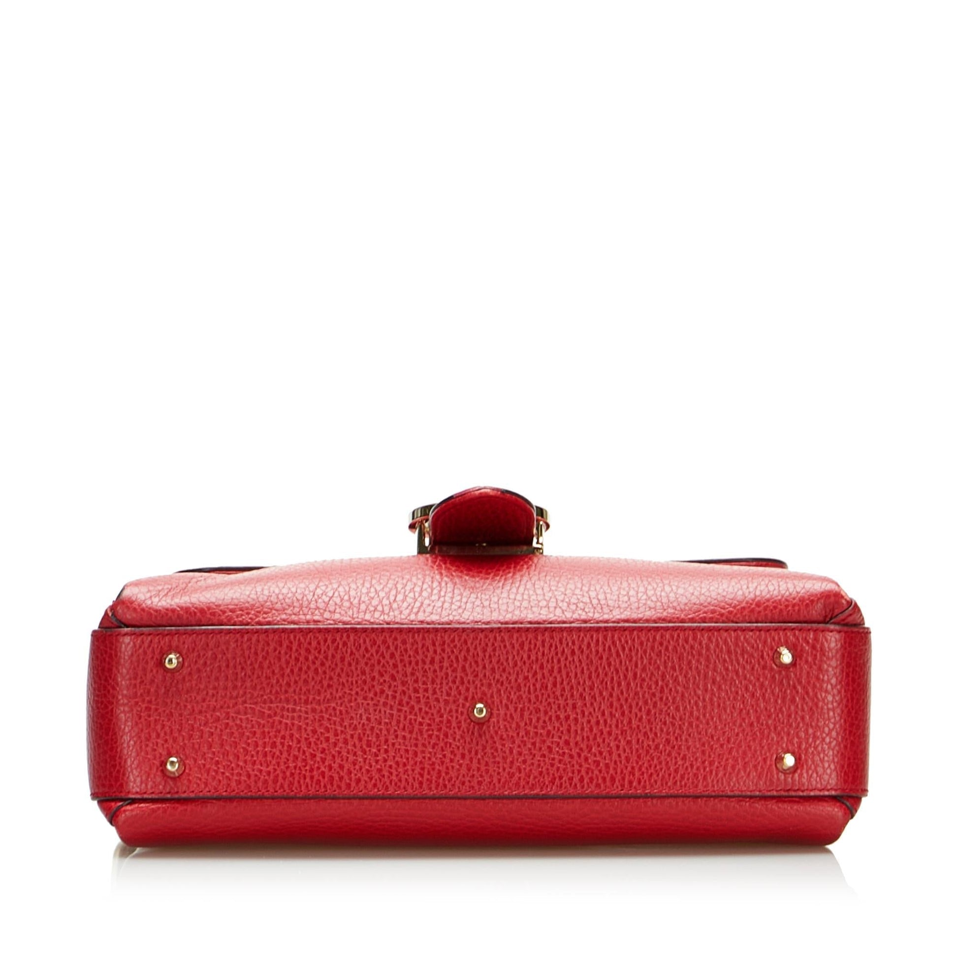 Gucci Dollar Calf Interlocking G Satchel (SHG-HXo6Cm)